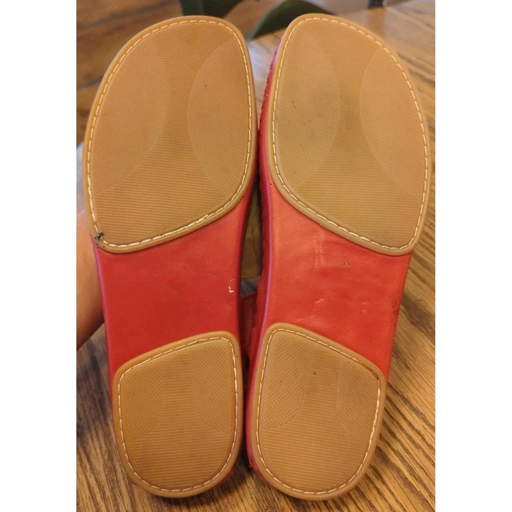La Plume‎ Strappy Sandals Women's Size 41 US 10.5 Leather Upper Made In Italy